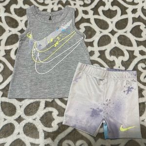 Nike 2Pc Tank & Biker Shorts